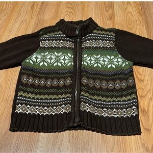 Kids head quarters toddler boys knit sweater